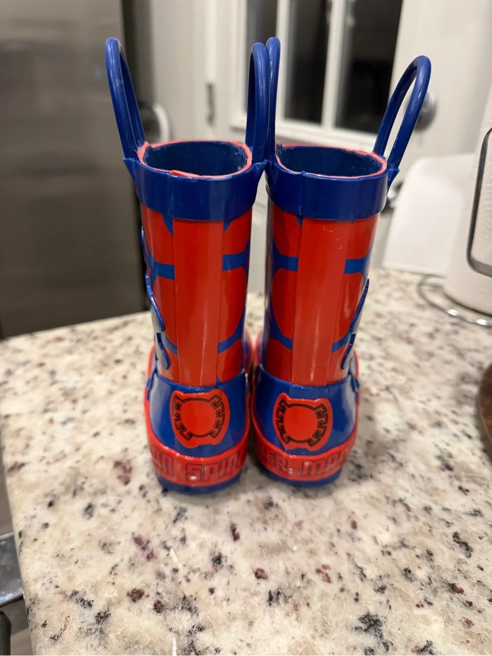 Spider-Man Blue & Red Kids Rain Boots